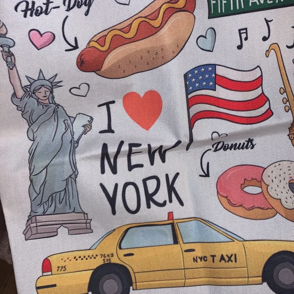 New 16x15.5 Rare find double sided NYC satchel🥳🥳❌ - Picture 6 of 7